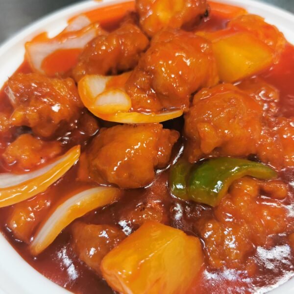 Sweet & Sour Fish with pineapple