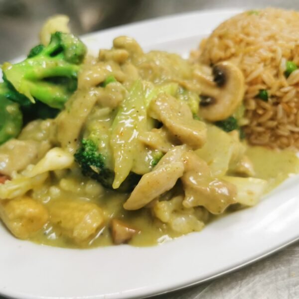 Spicy Thai Green Curry Vegetable Or Chicken