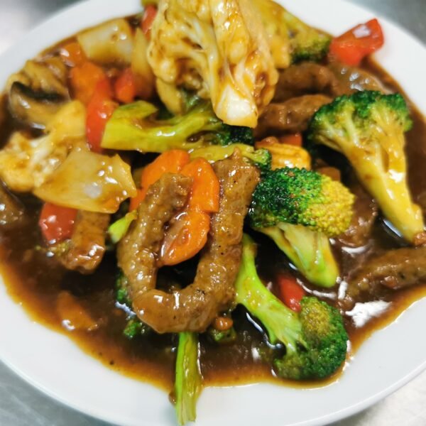 Beef with mix vegetable